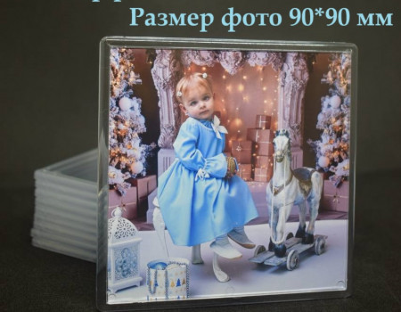 Фото магнит 100*100 мм